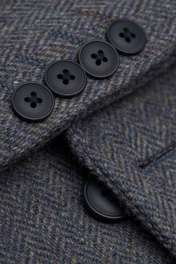 Thomas Grey Herringbone Jacket