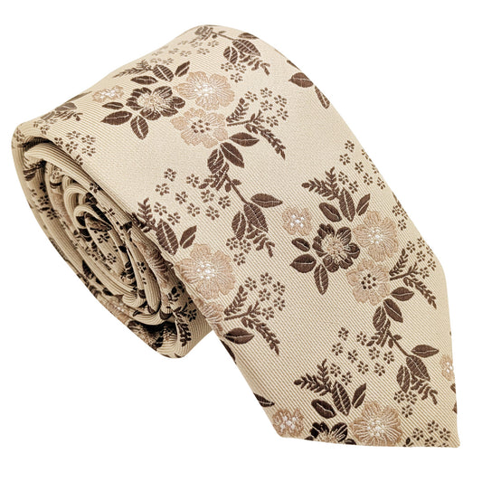 Champagne Blossom Wedding Tie