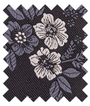 Charcoal Blossom Wedding Swatch