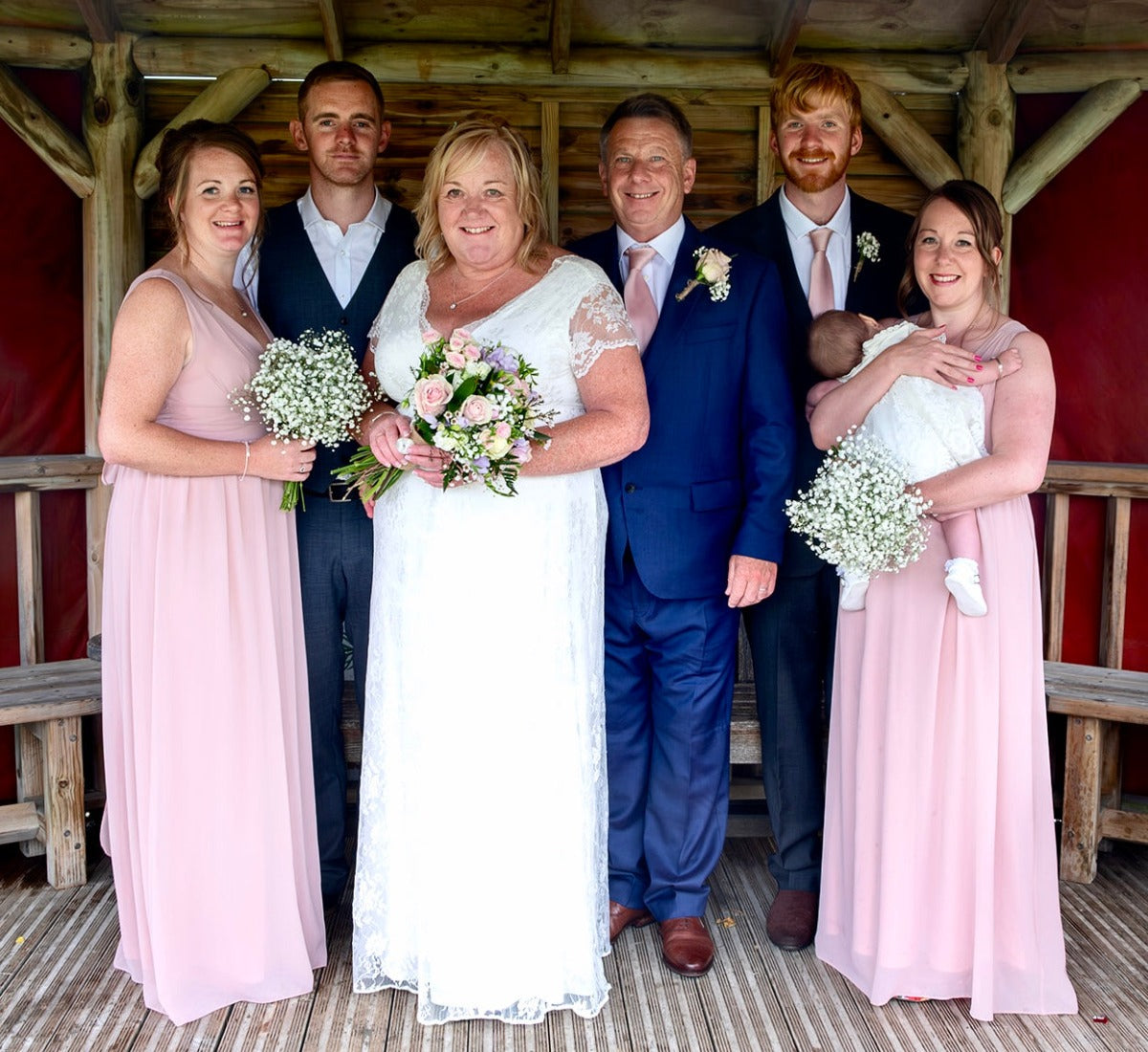 Rose Gold Wedding Ties