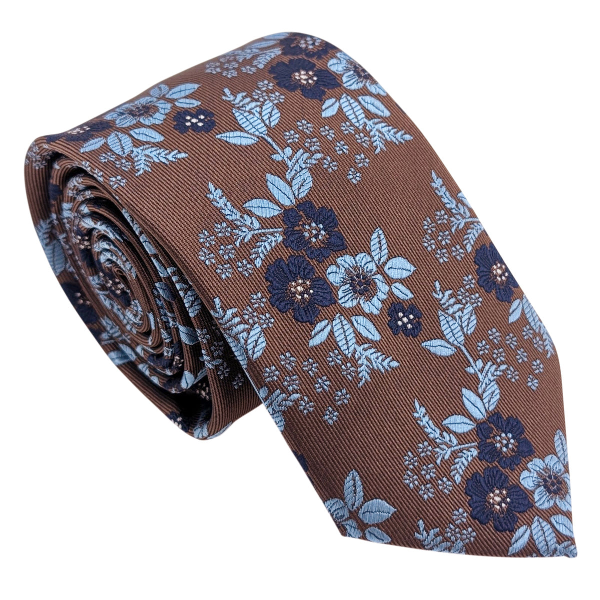 Chocolate Blossom Wedding Tie