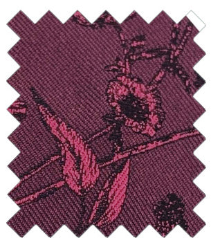 Claret Wildflower Wedding Swatch