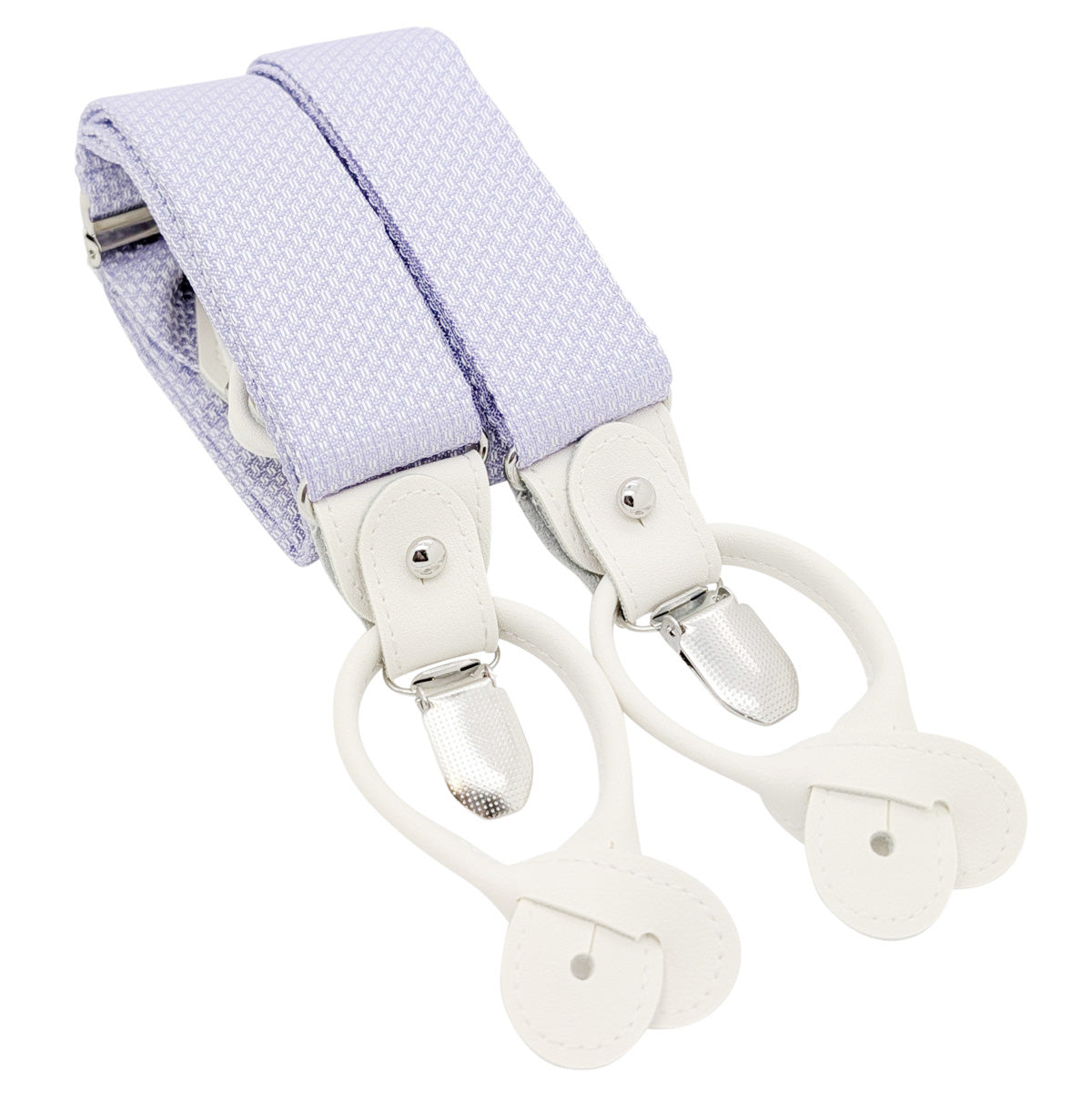 Cool Lilac Woven Wedding Braces