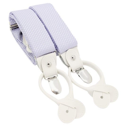 Cool Lilac Woven Wedding Braces