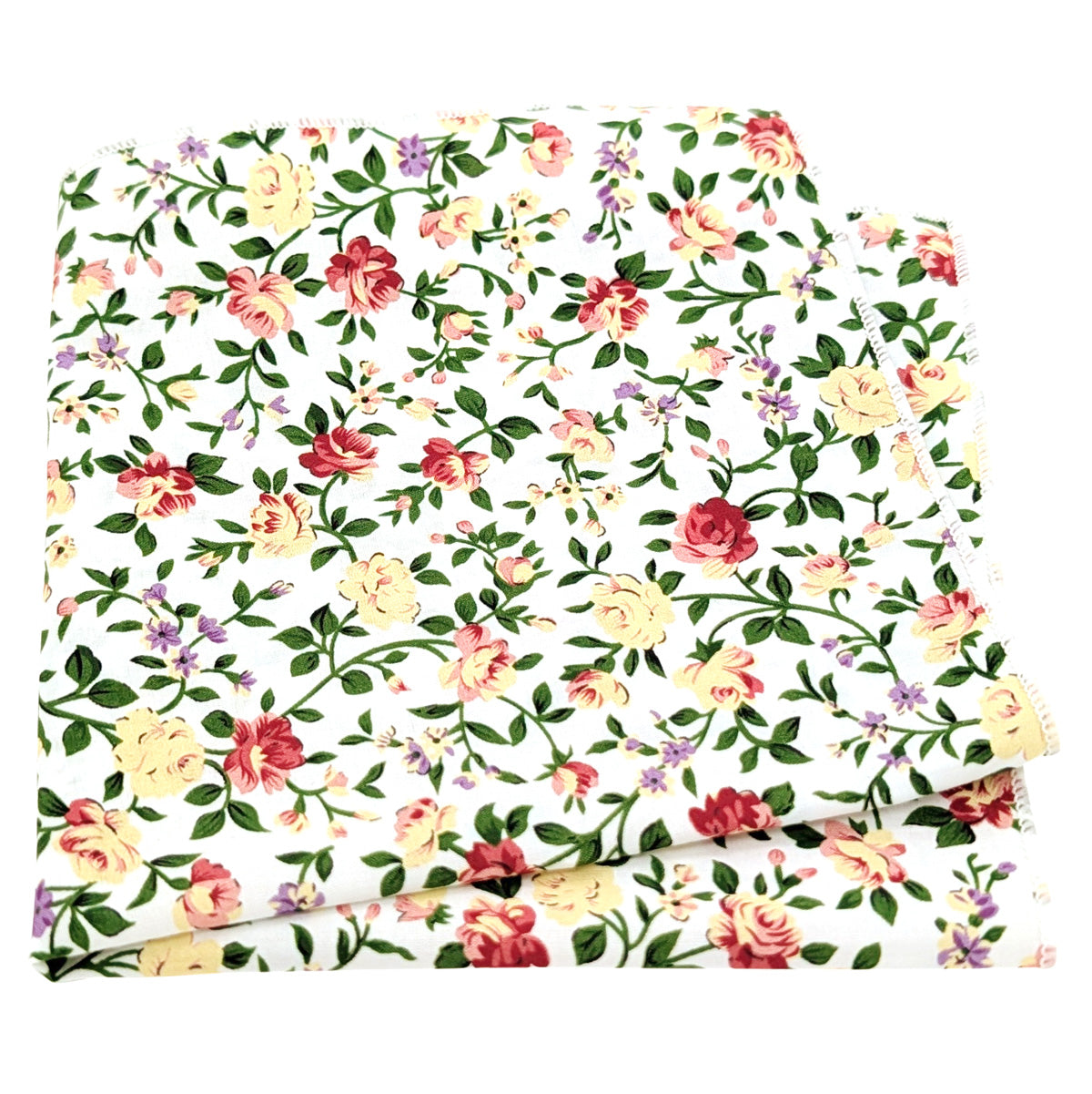 Cream-Garden-Roses-Cotton-Pocket-Square