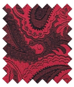 Crimson Paisley Wedding Swatch