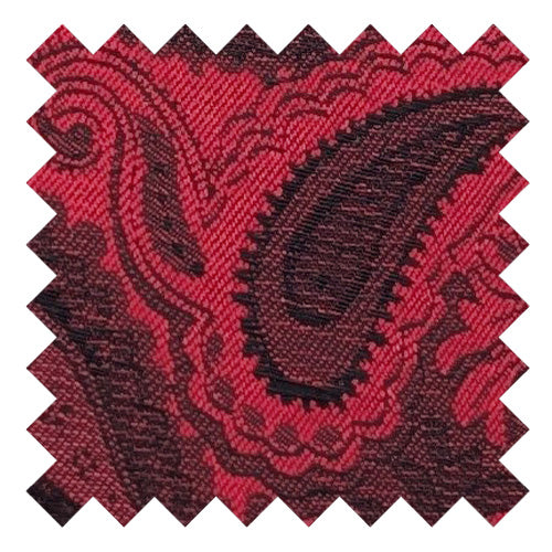 Crimson Paisley Wedding Swatch