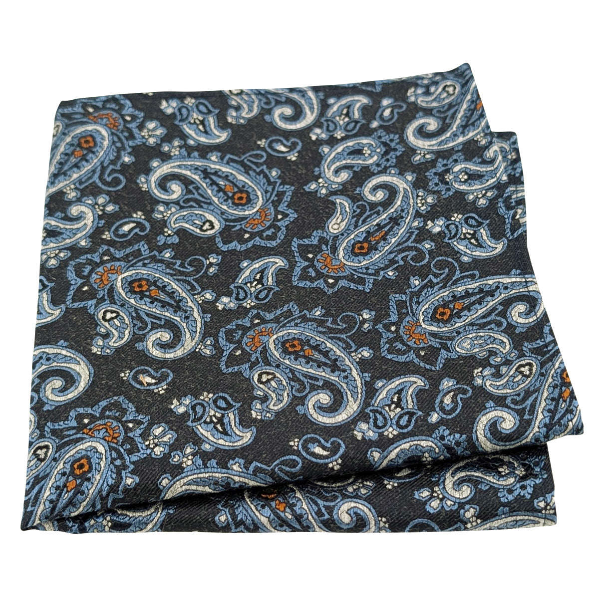 Dark-Navy-Paisley-Silk-Pocket-Square