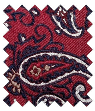 Deep-Red-Paisley-Silk-Wedding-Tie-Swatch