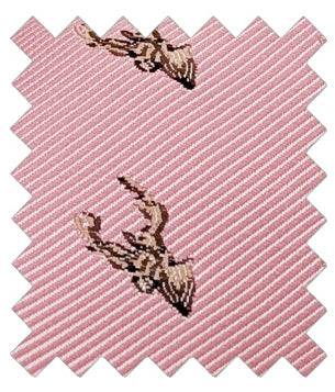 Desert Rose Stags Wedding Tie Swatch