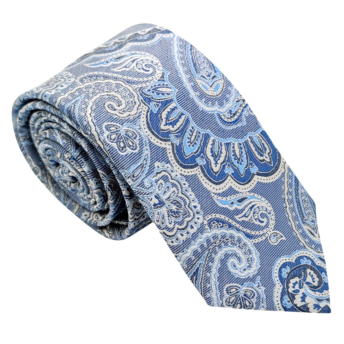 Dusty-Navy-Paisley-Silk-Wedding-Tie