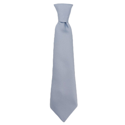 Dusty Blue Boys Tie on Elastic
