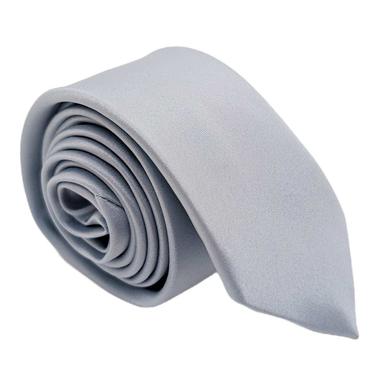 Dusty Blue Skinny Wedding Tie