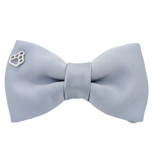 Dusty Blue Small Dog Bow Tie