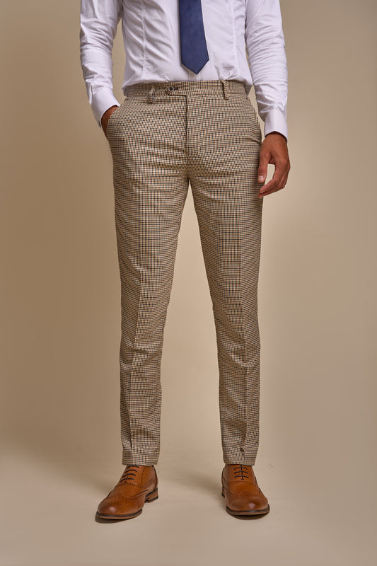 Elwood Houndstooth Check Trousers