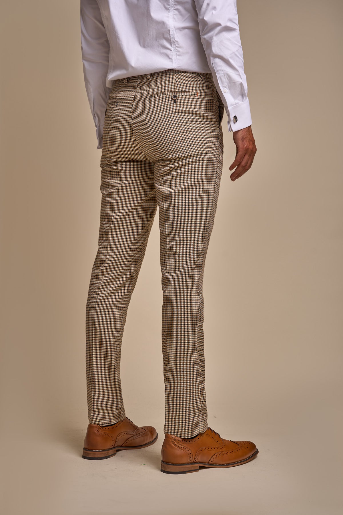 Elwood Houndstooth Check Trousers
