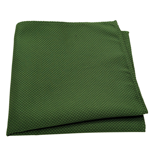 Emerald Textured Pocket Square