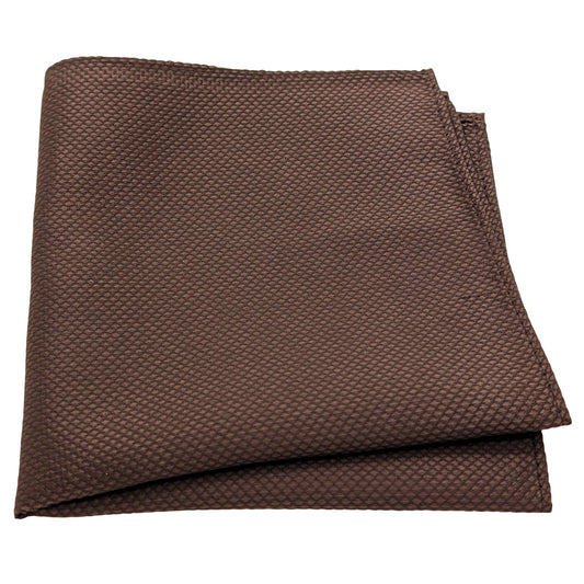 Espresso Textured Pocket Square