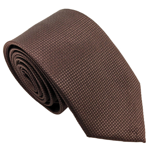 Espresso Textured Wedding Tie