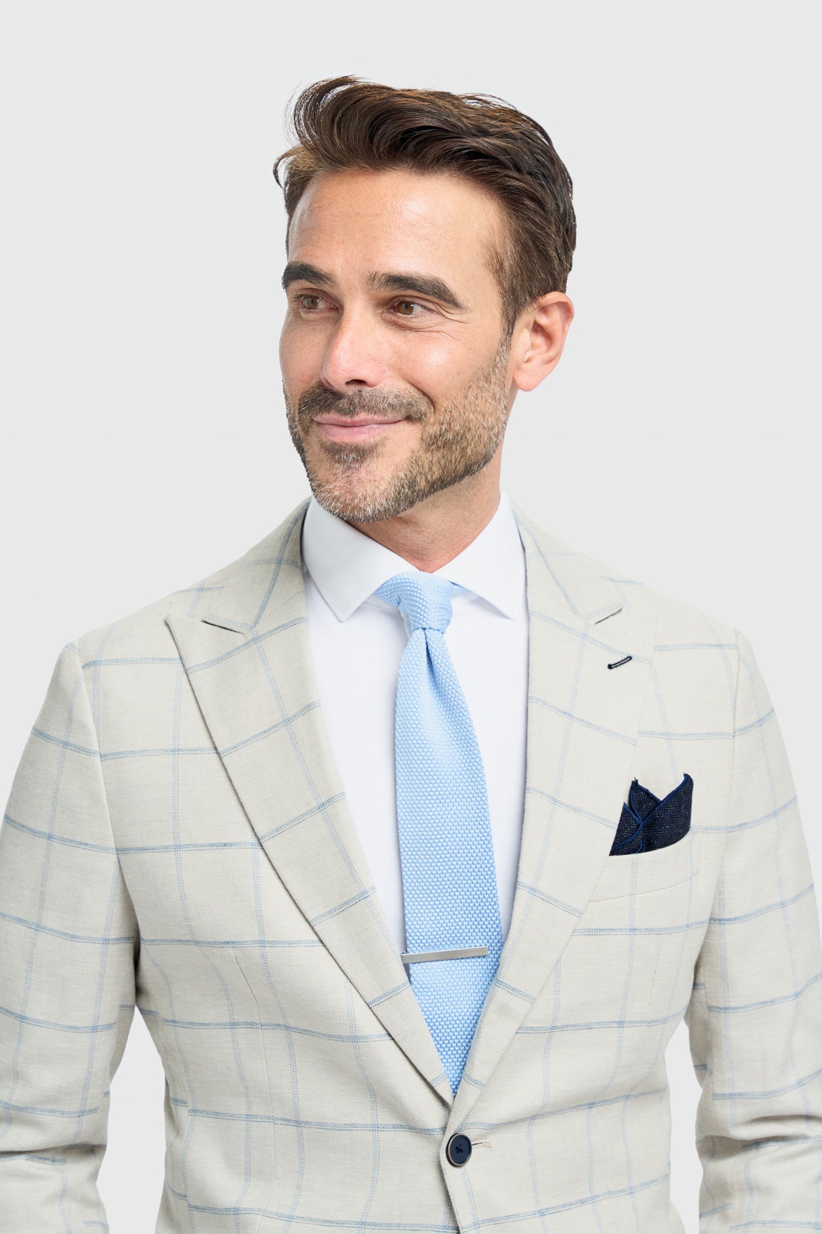 Gabriel Slate Suit Swatch