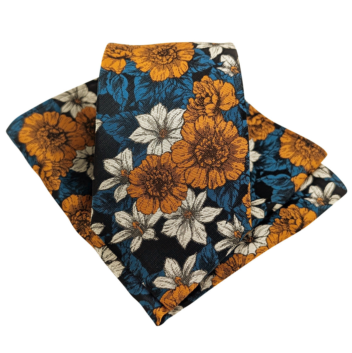 Golden-Marigolds-Wedding-Tie-and-Pocket-Square