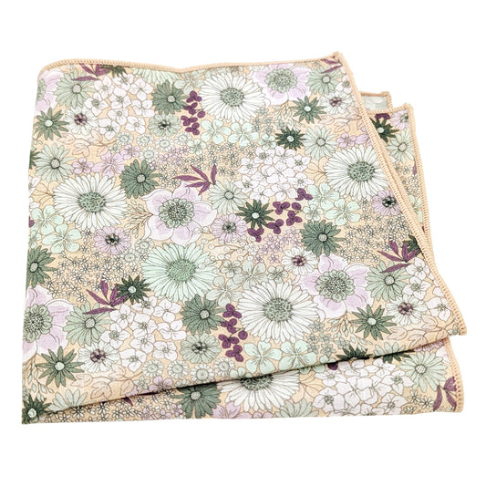 Green-Garden-Flowers-Cotton-Pocket-Square