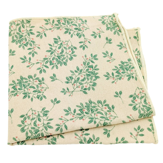 Green-Leaves-Brushed-Cotton-Pocket-Square