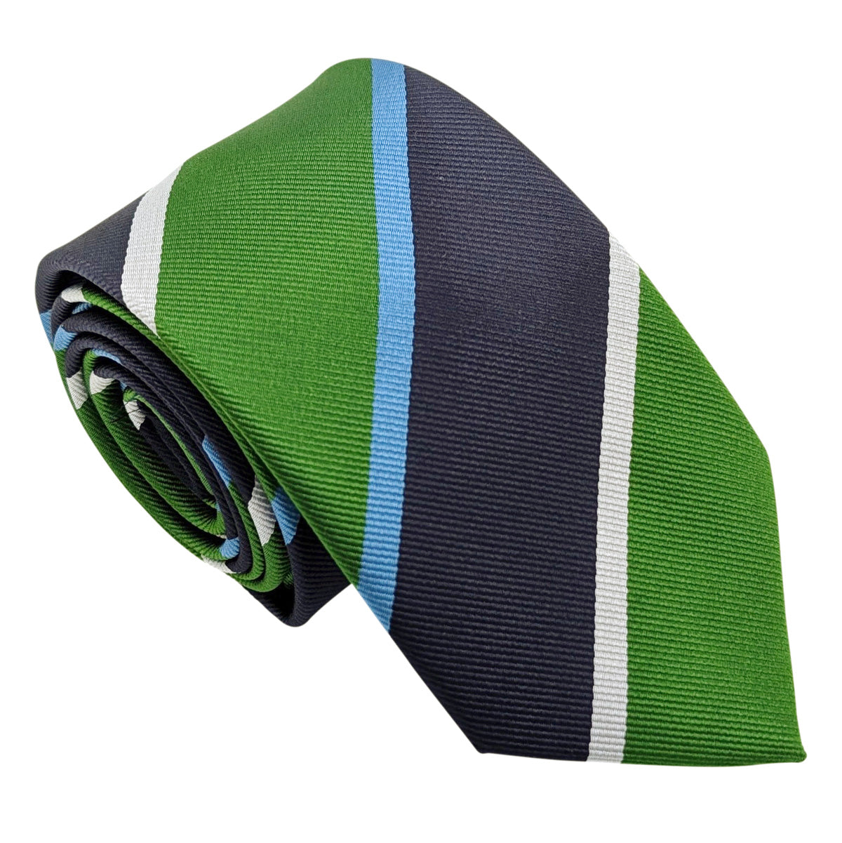 Green Stripe Wedding Tie