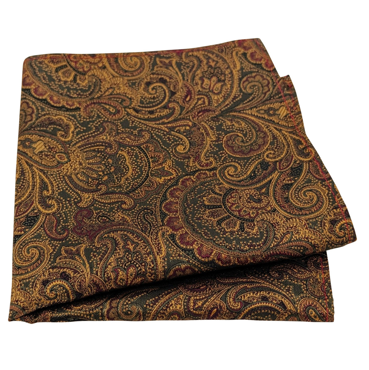 Green-_-Gold-Paisley-Silk-Pocket-Square