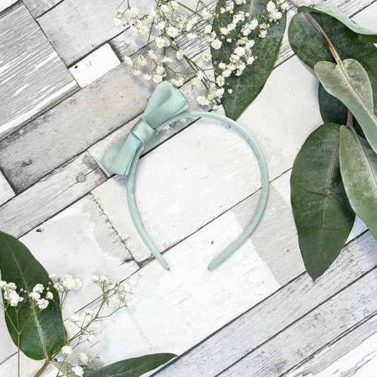 Seagrass Small Bow Bridesmaids Headband