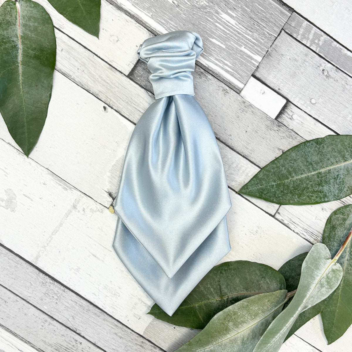 Dusty Blue Boys Wedding Cravat