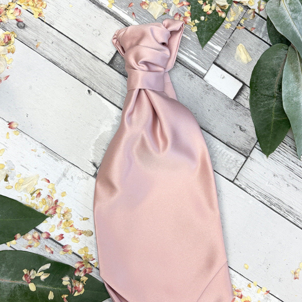 Rose Gold Wedding Cravat
