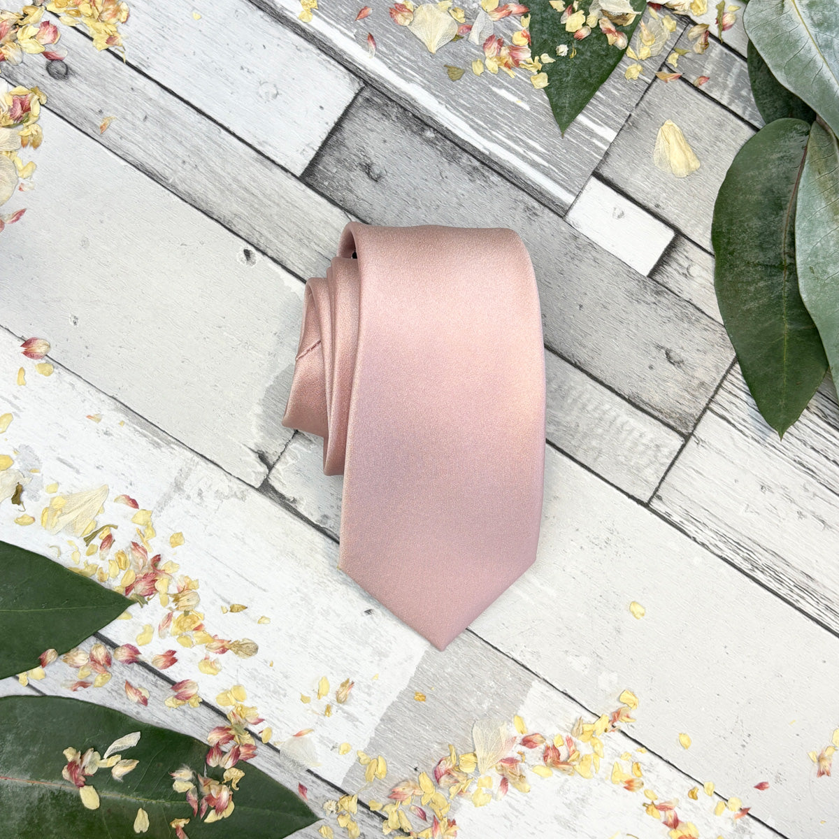 Rose Gold Wedding Tie