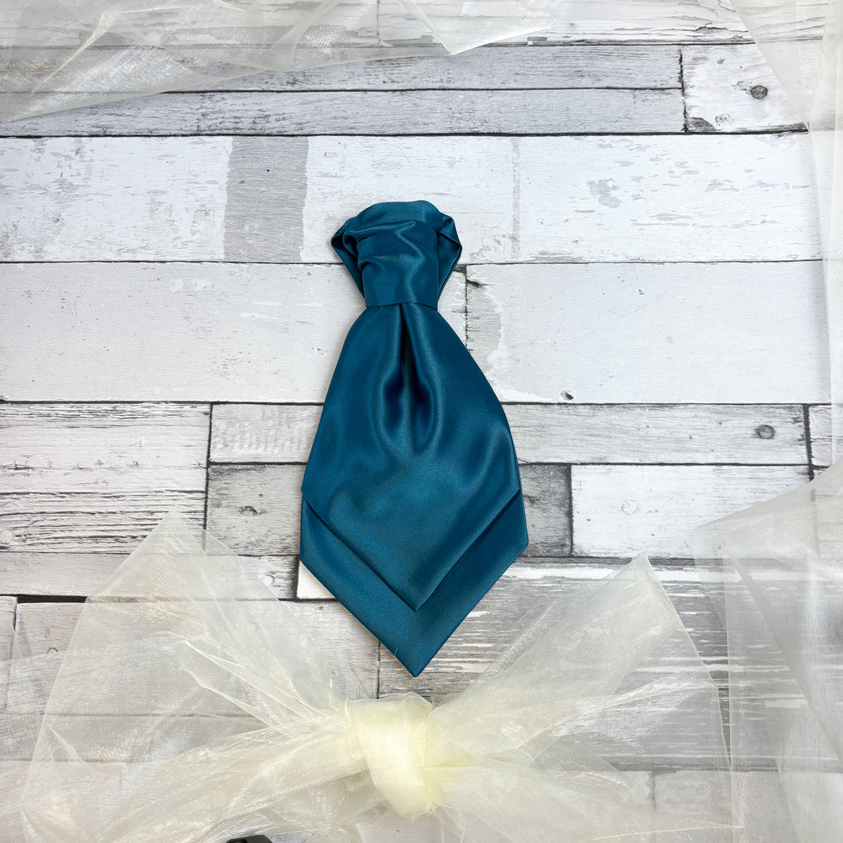 Dark Teal Boys Wedding Cravats