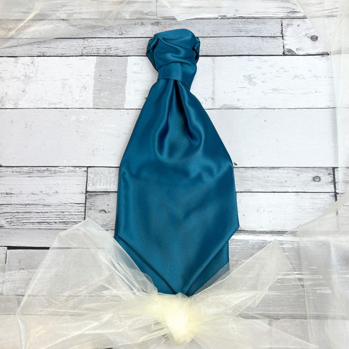 Peacock Wedding Cravat