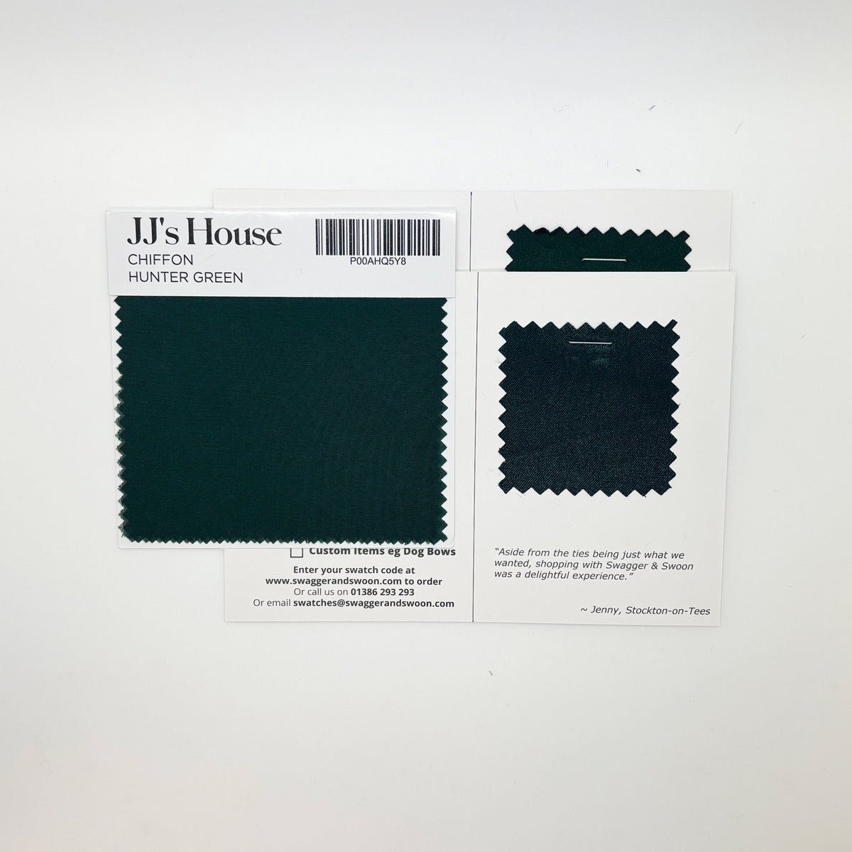 JJ's House - Hunter Green Swatch Matches