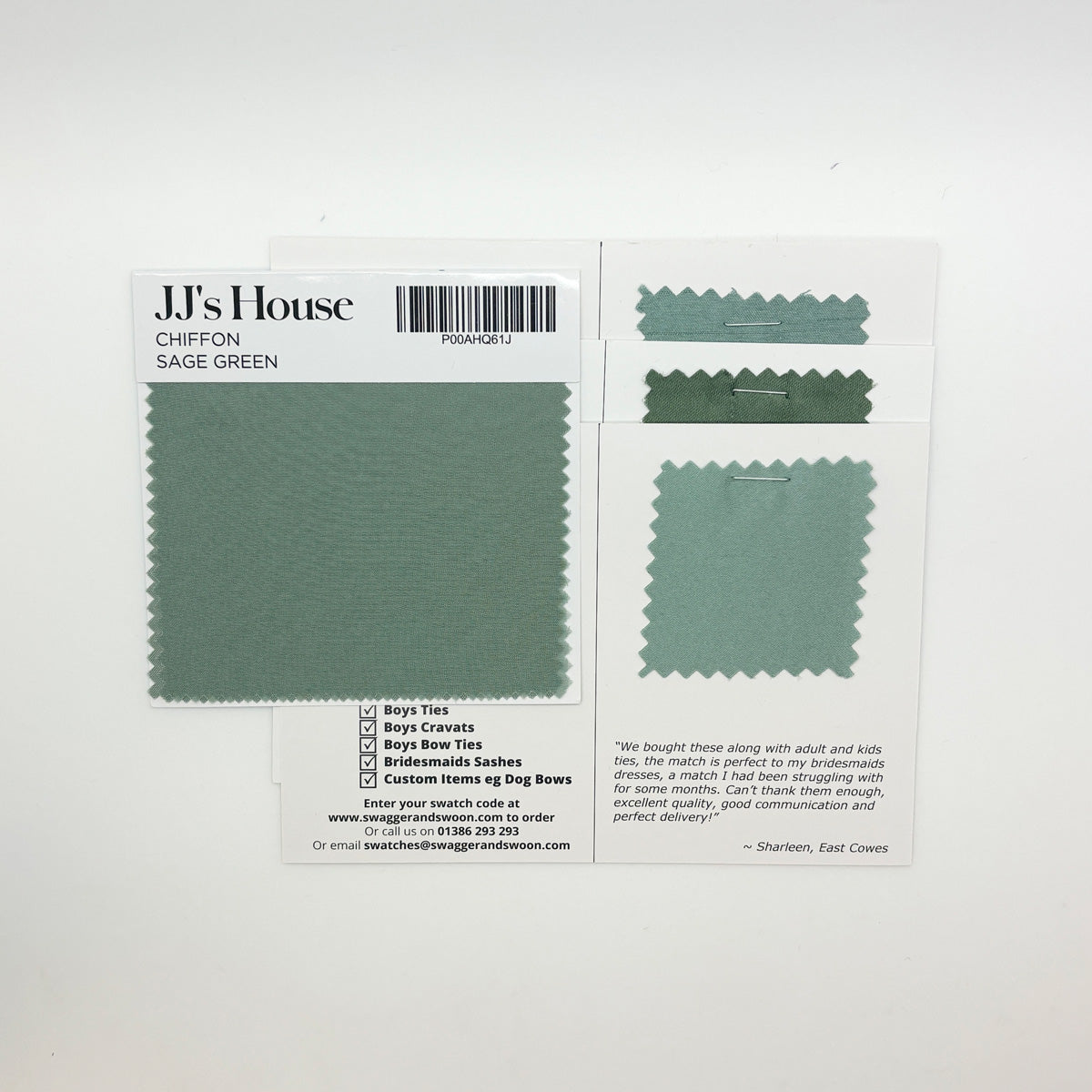 JJ's House - Sage Green Swatch Matches