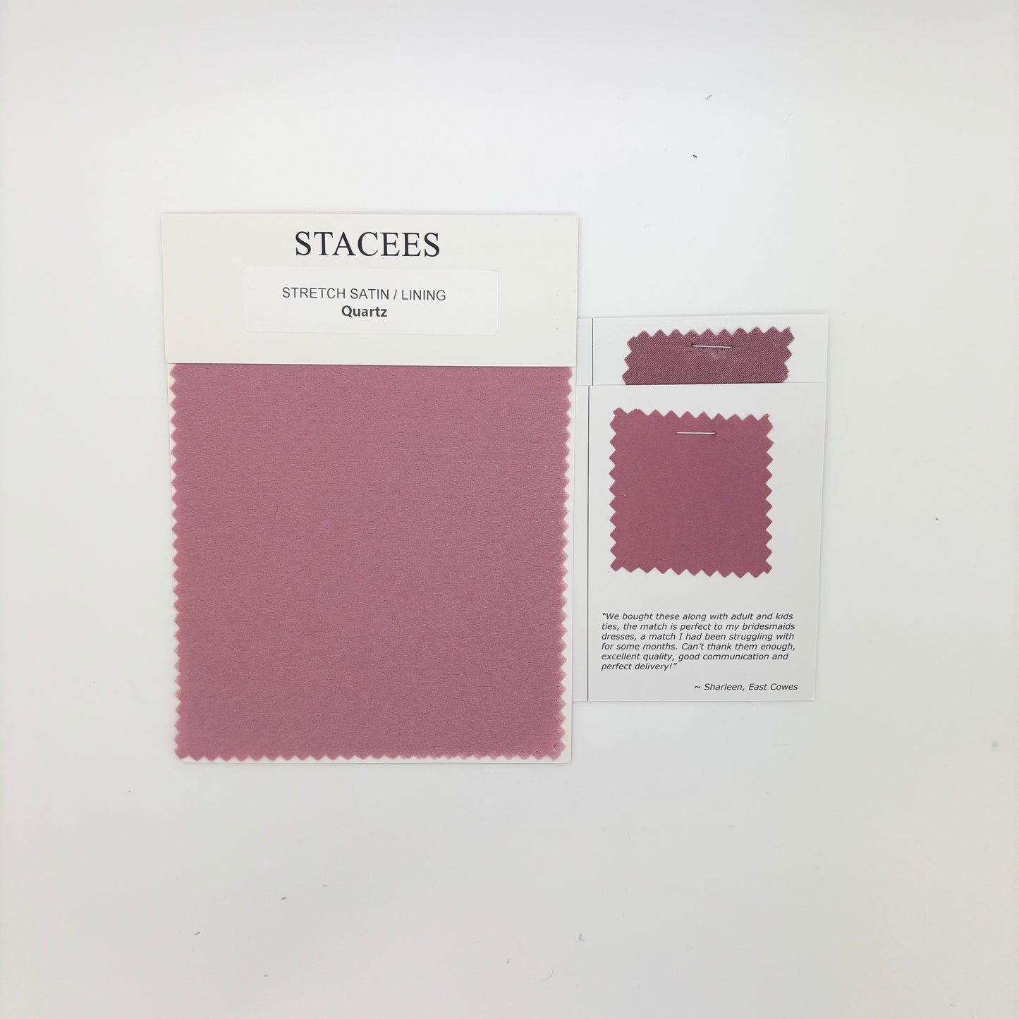 Stacees - Quartz Stretch Satin Swatch Matches