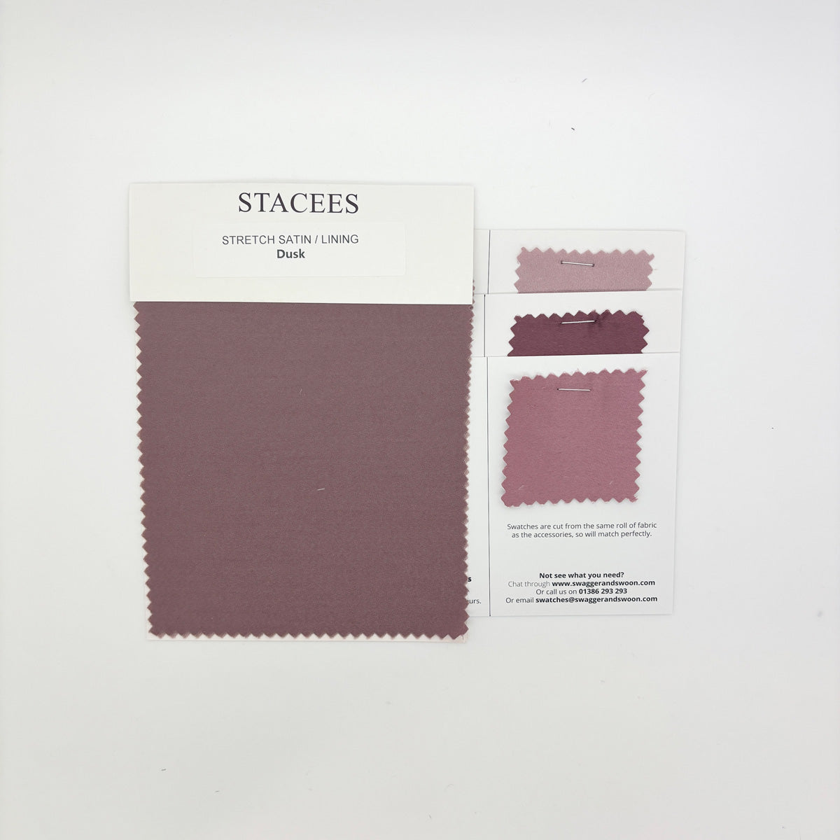 Stacees - Dusk Stretch Satin Swatch Matches