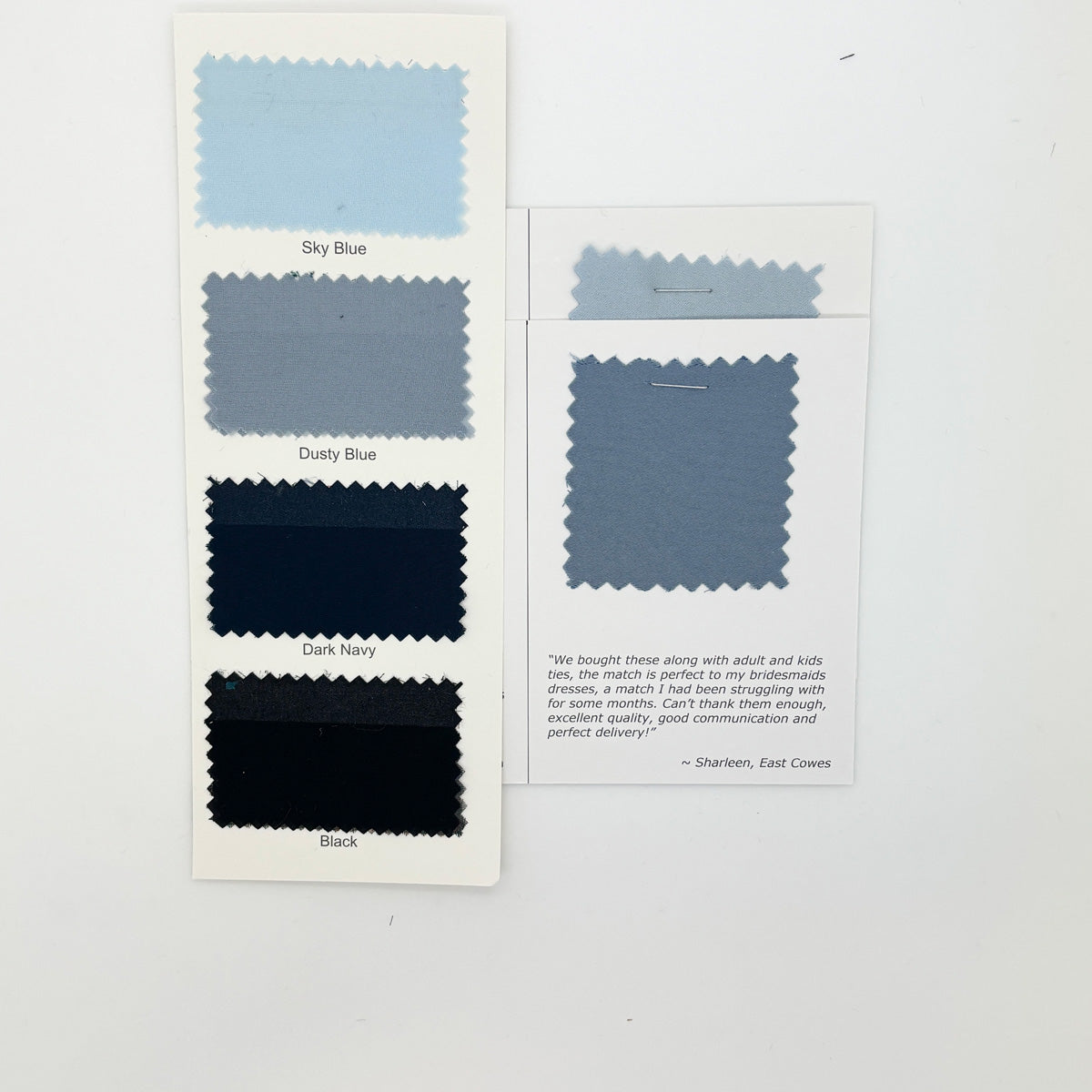 Azazie - Dusty Blue Swatch Matches