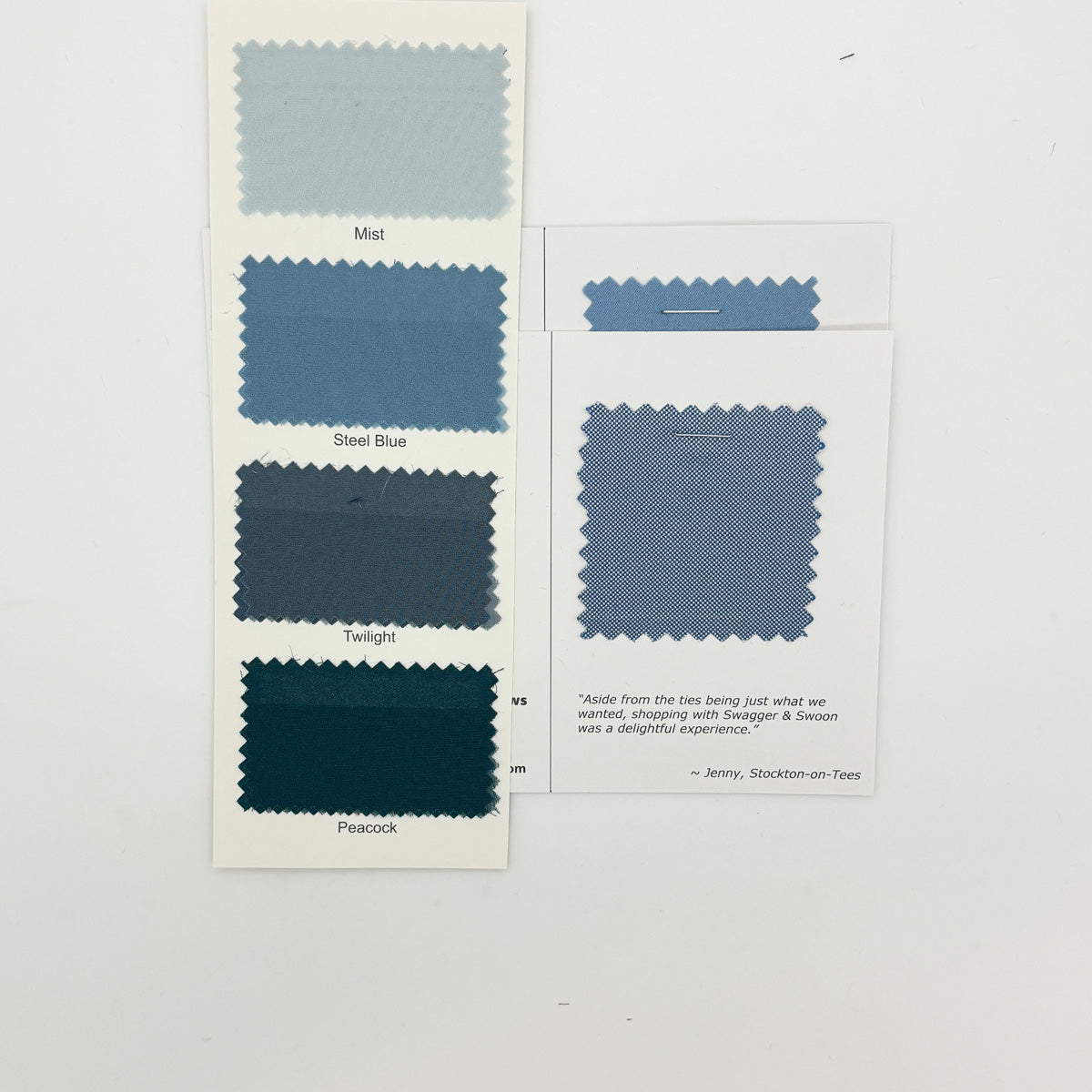 Azazie - Steel Blue Swatch Matches