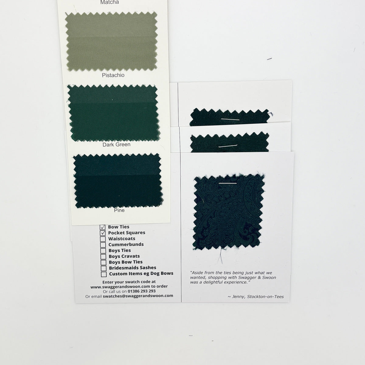 Azazie - Pine Swatch Matches