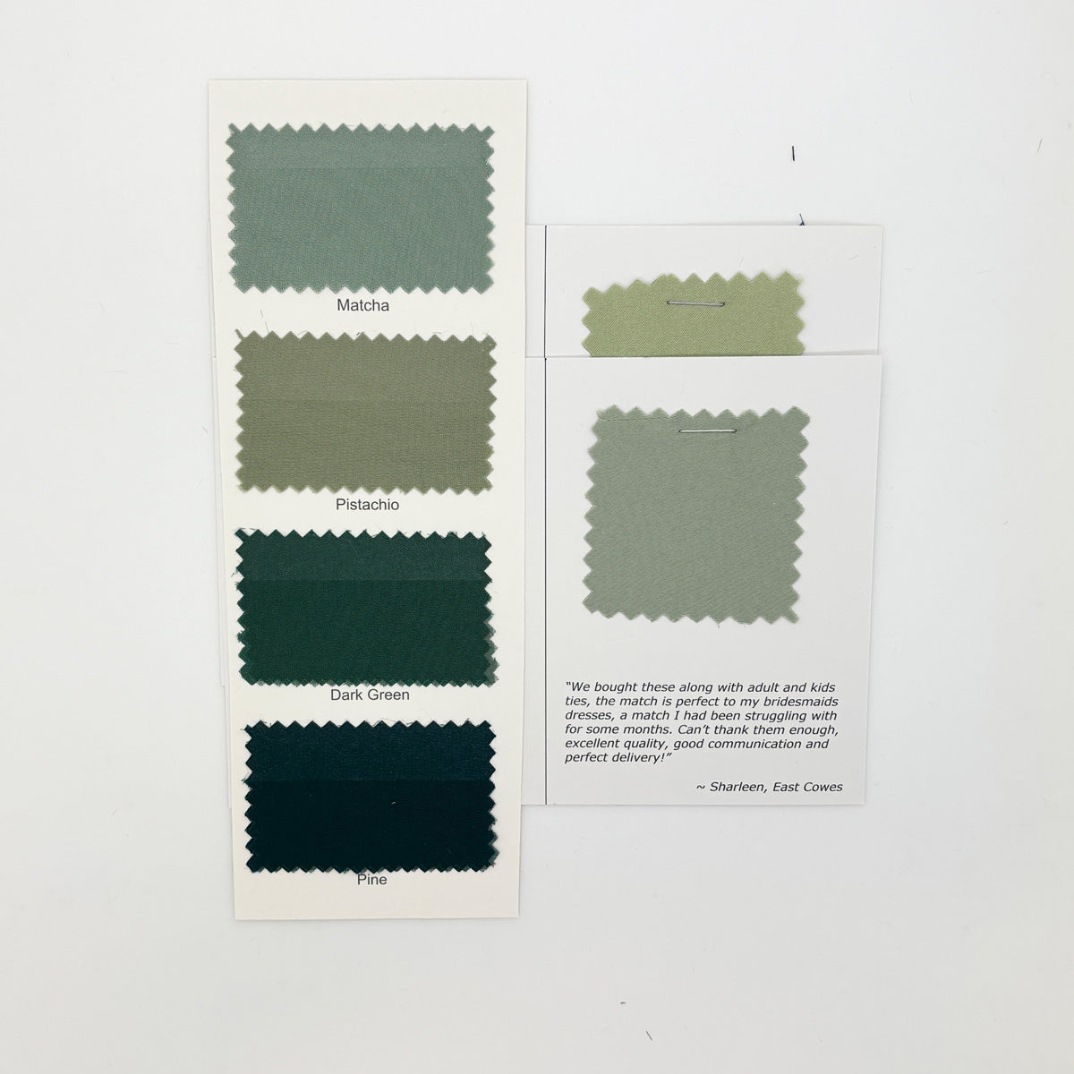 Azazie - Pistachio Swatch Matches