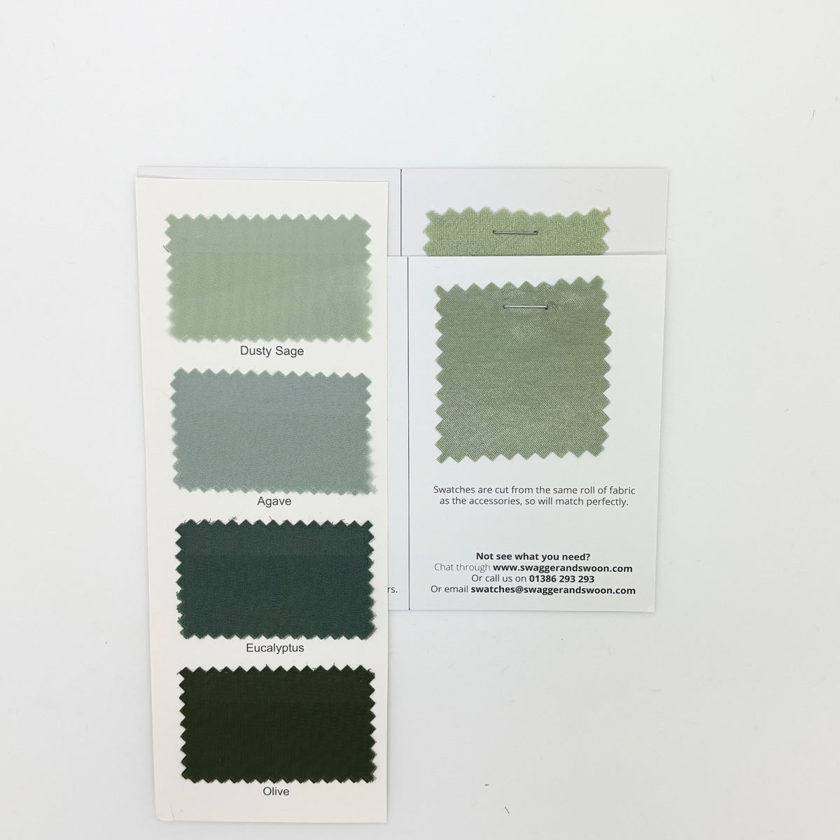 Azazie - Dusty Sage Swatch Matches