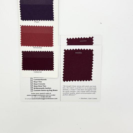 Azazie - Cabernet Swatch Matches