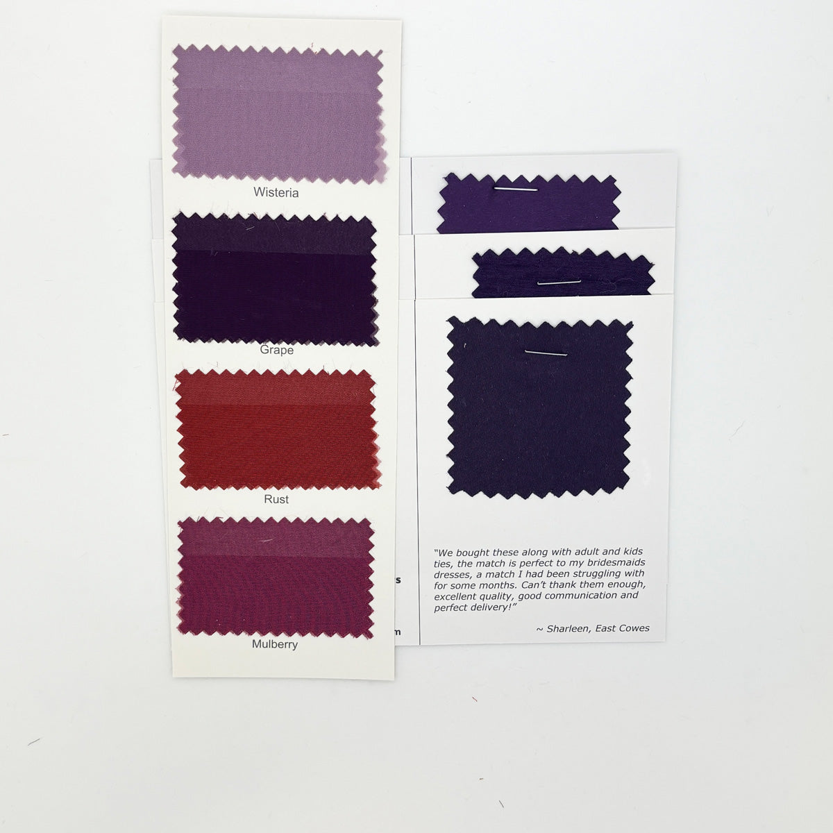 Azazie - Grape Swatch Matches