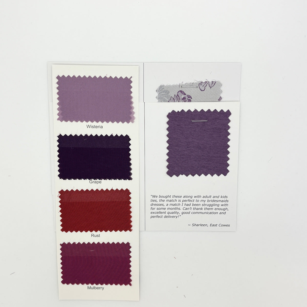 Azazie - Wisteria Swatch Matches