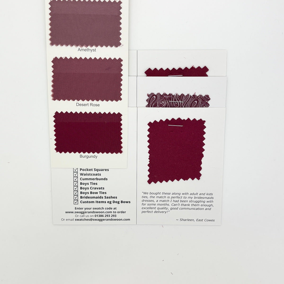 Azazie - Burgundy Swatch Matches