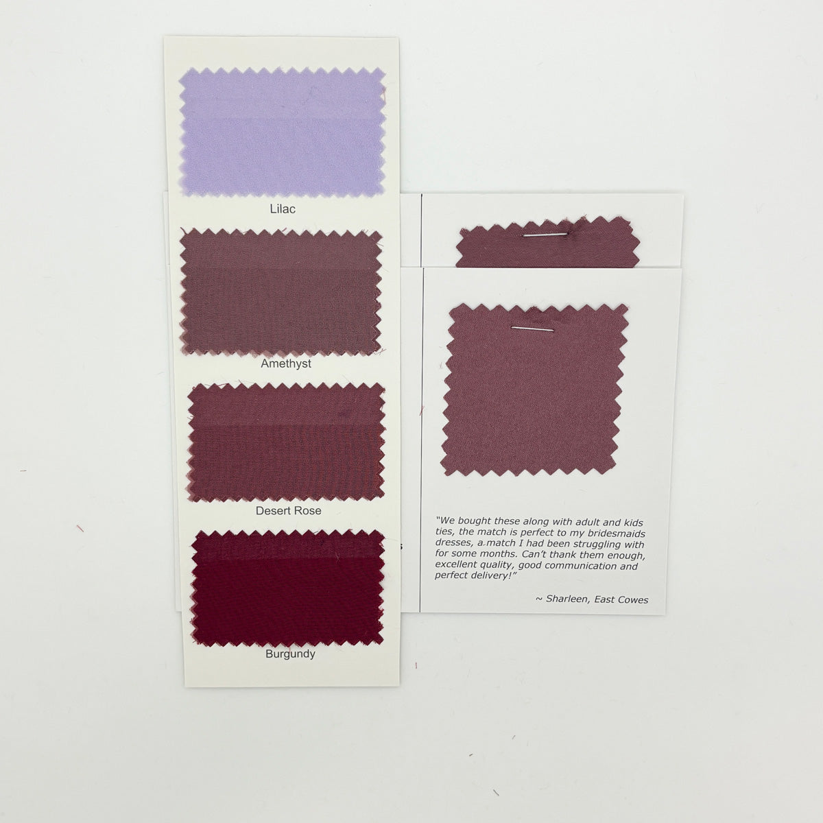 Azazie - Amethyst Swatch Matches