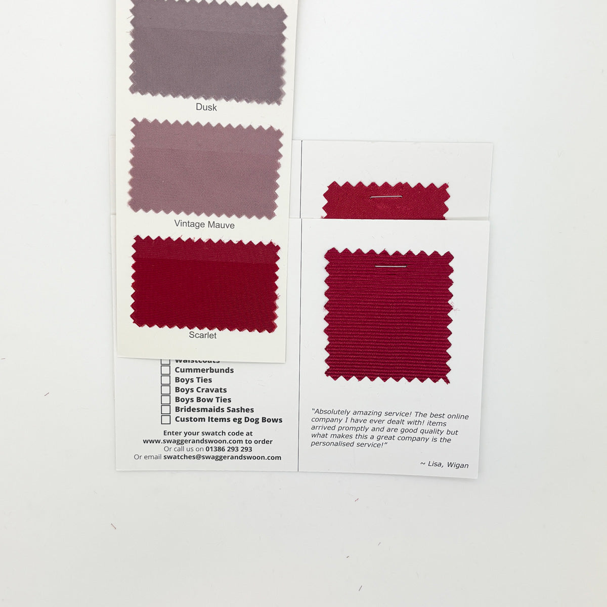Azazie - Scarlet Swatch Matches